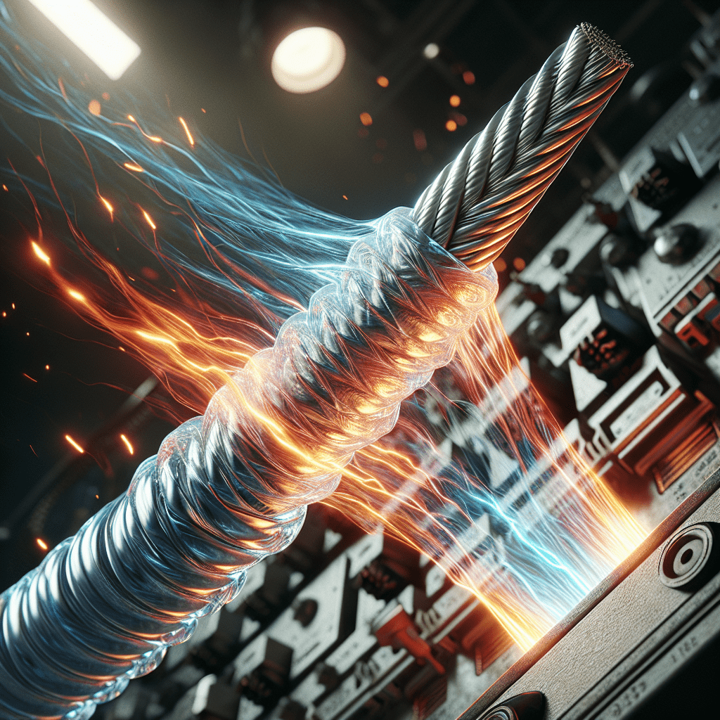 manguito termorretráctil protegiendo cables expuestos a vibración y calor extremo