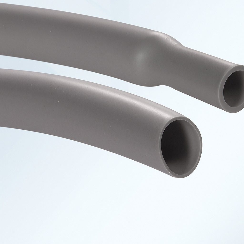 tubo termorretráctil de silicona aplicado sobre cable de alta temperatura