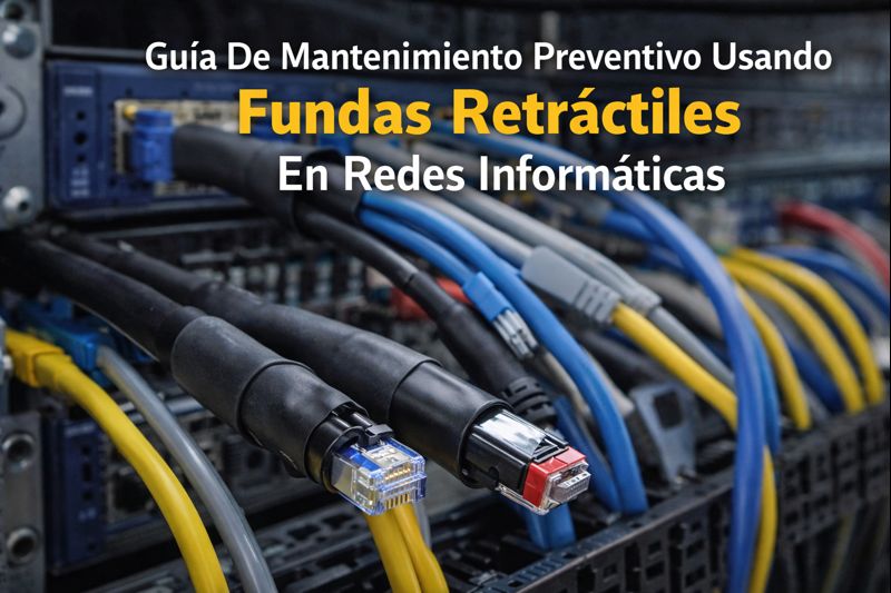 Mantenimiento Preventivo Redes Con Fundas Retráctiles En Rack Y Cableado Estructurado